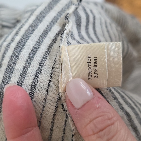 Dylan Black and Tan Striped Midi Dress Sz XS - Picture 7 of 8